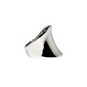 NEW FAIRE smooth dinner ring in silver
